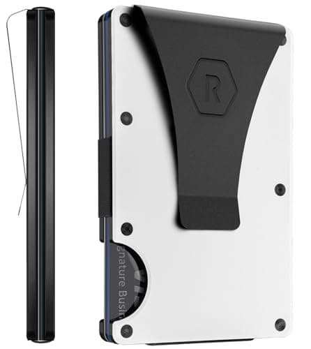 Ridge Ridge Wallet, Money Clip (Polar White)