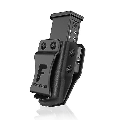 Forcenter Universal Kydex Mag Carrier, 9mm/.40 Double Stack, Adjustable Retention