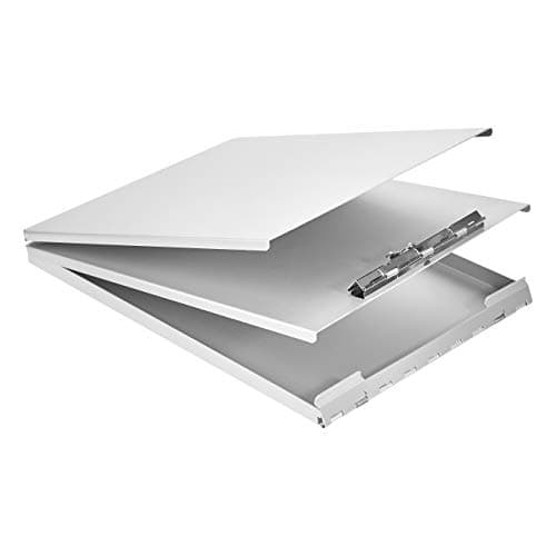 Amazon Basics Aluminum Storage Clipboard and Form Holder