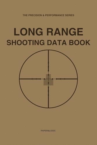 Generic Long Range Shooting Data Book, Precision Rifle DOPE Log