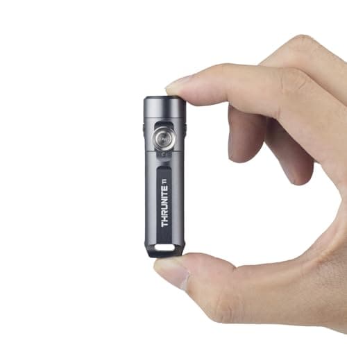 ThruNite Ti Mini Keychain Flashlight, 650 Lumens, USB-C