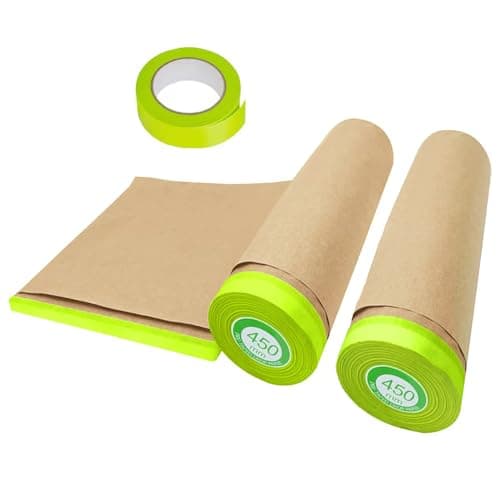 Generic Automotive Masking Paper with Tape (2-pack)