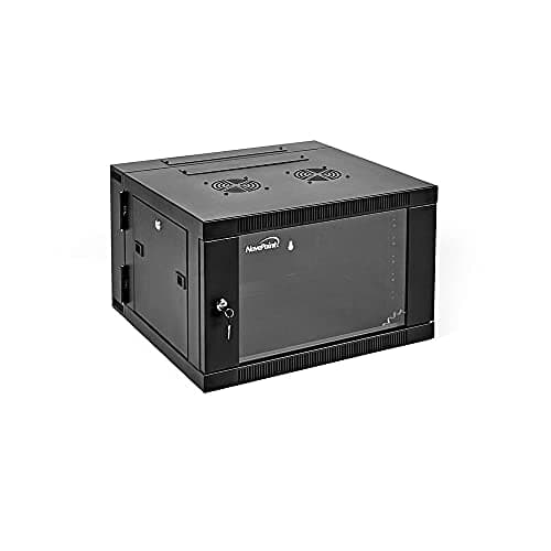 NavePoint NavePoint 6U Server Cabinet with Hinged Back and Locking Glass Door