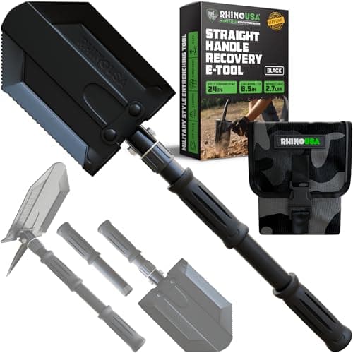 Rhino USA Rhino USA Survival Shovel with Pick