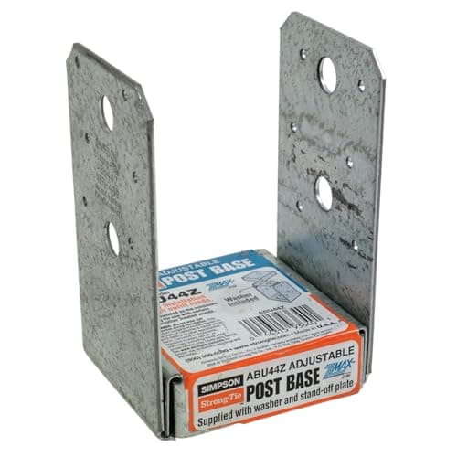 Simpson Strong-Tie Simpson Strong-Tie ABU44Z Adjustable Standoff Post Base (4x4)