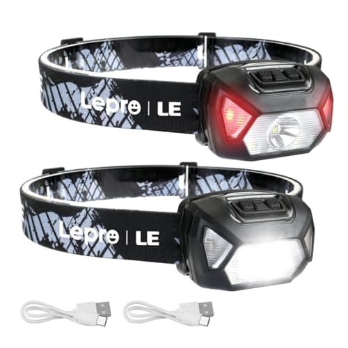 Lepro Lepro Rechargeable Headlamp (2-Pack)