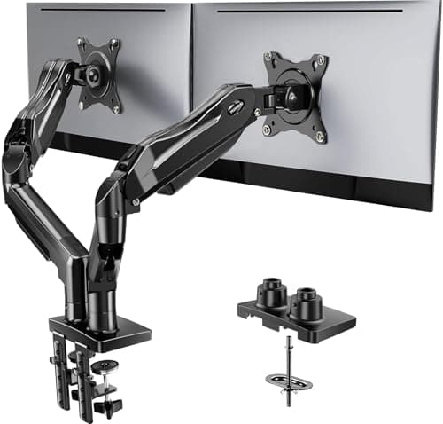 HUANUO FlowLift Dual Monitor Stand, 13-32 in