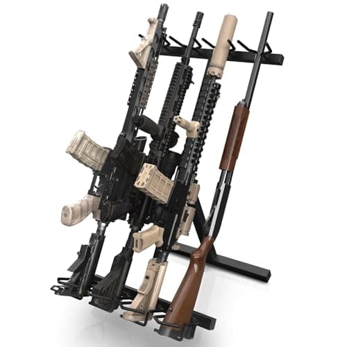 Generic Folding Portable Gun Stand, Holds Up to Four