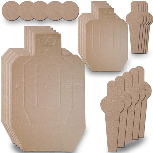 Zivosely Reduced-Scale Dry Fire Cardboard Targets (25-pack)