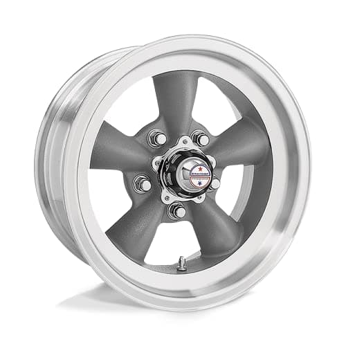 American Racing VN105 Torq Thrust D 15x7, Gray with Machined Lip