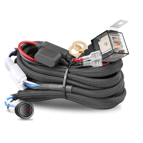 Nirider 12V 40A Relay Wiring Harness with Switch and Fuse