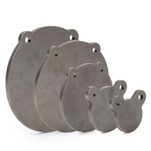 Generic AR500 Steel Gong Set, 3/8in (five sizes)