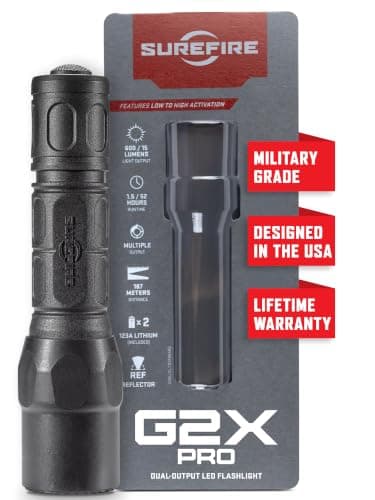 SureFire SureFire G2X Pro (600 lumens, 8,700 candela)