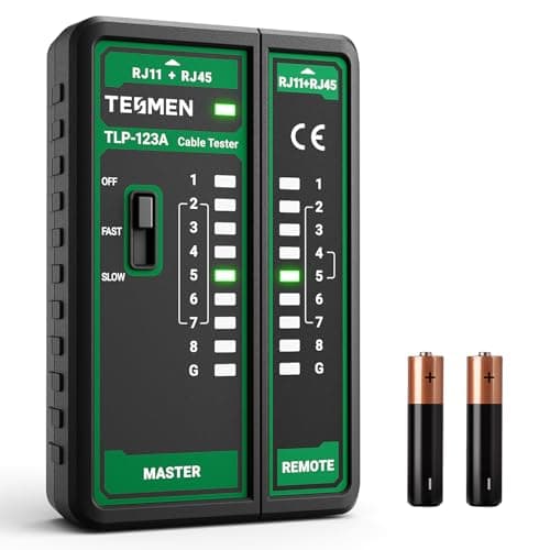 TESMEN TLP-123A Network Cable Tester, RJ11 / RJ45