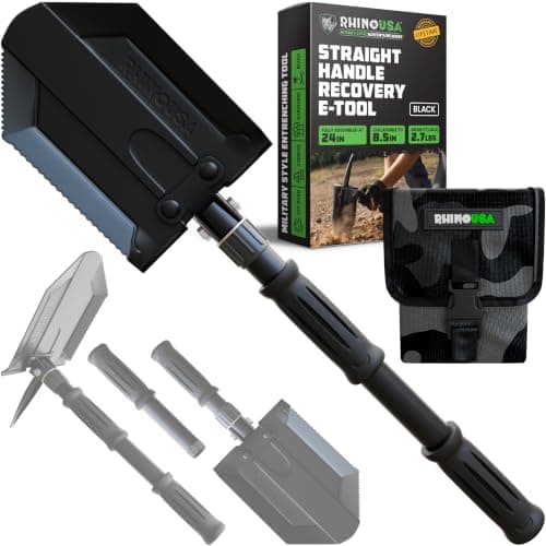 Rhino USA Rhino USA Survival Shovel with Pick