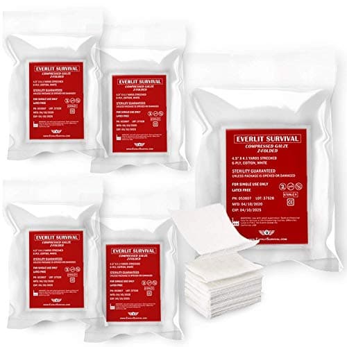 Everlit Everlit Z-Folded Compressed Sterile Gauze (5 Pack)