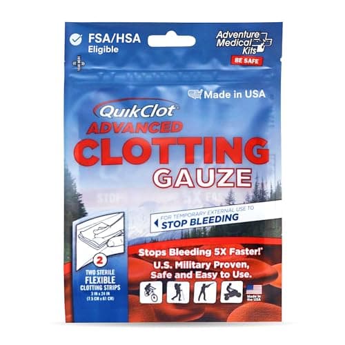 QuikClot QuikClot Kaolin Clotting Gauze (2 ft, 2 Pack)