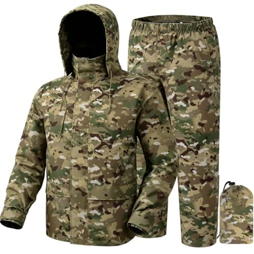 Fousam Fousam Camo Rain Suit