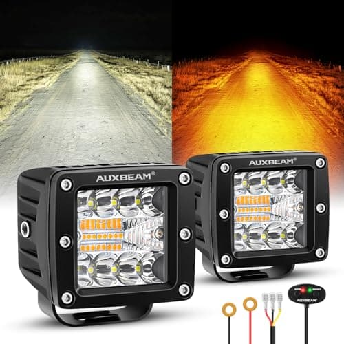 Auxbeam Auxbeam 3 in Amber/White LED Cubes