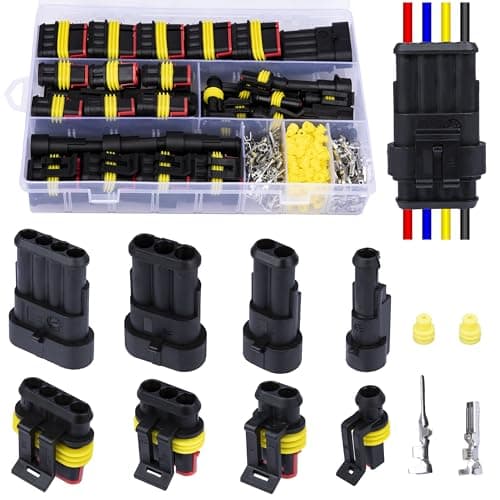 Unbranded Weatherproof Connector Kit (1-4 Pin, 352 pc)