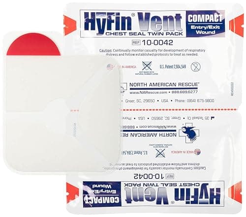 North American Rescue North American Rescue HyFin Vent Chest Seal (Twin Pack)
