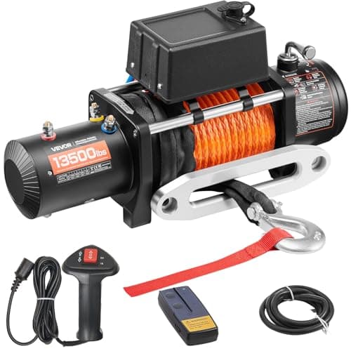 VEVOR VEVOR 13,500 lb Synthetic Rope Winch