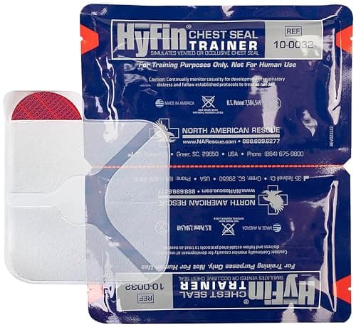 North American Rescue North American Rescue HyFin Chest Seal Trainer (Twin Pack)