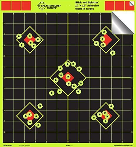 Splatterburst Splatterburst 12 x 12in Adhesive Sight-In Targets