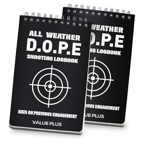 Value Plus All-Weather DOPE Log Book (2-pack)
