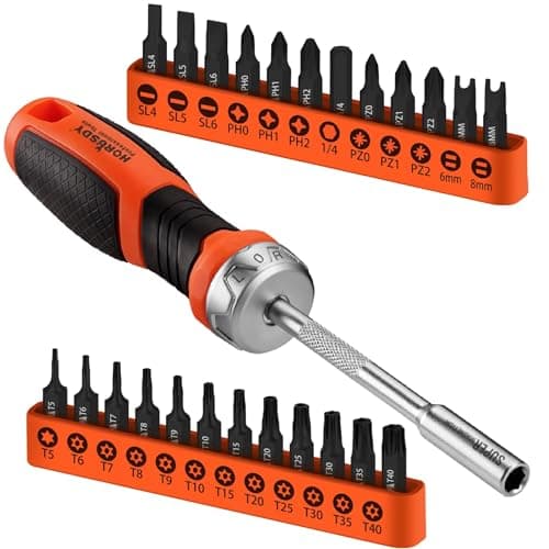 HORUSDY Security Torx Bit Set, T5-T40 (25-piece)