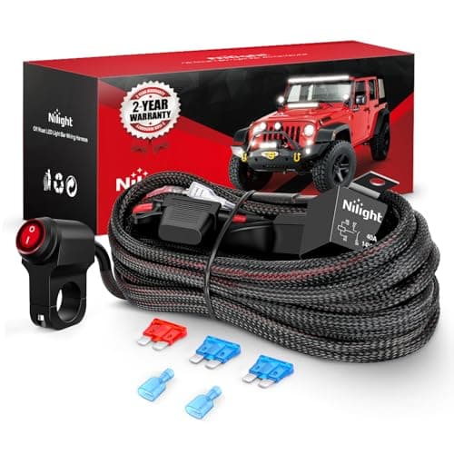 Nilight Nilight Handlebar Light-Bar Wiring Harness Kit