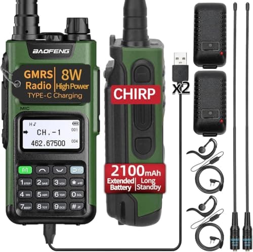 BAOFENG BAOFENG GM-15 Pro GMRS Handhelds, 8W (2-pack)