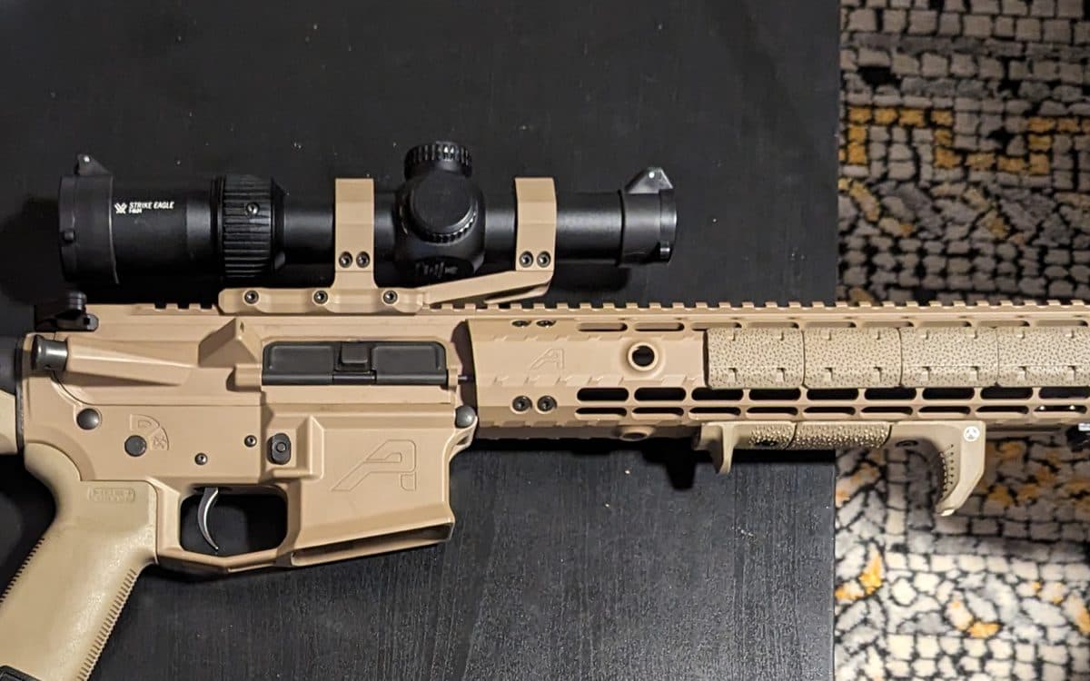 Steve's 16in .223 Wylde SPR build — Aero upper with the Strike Eagle LPVO