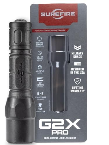 SureFire SureFire G2X Pro (600 lumens, 8,700 candela)